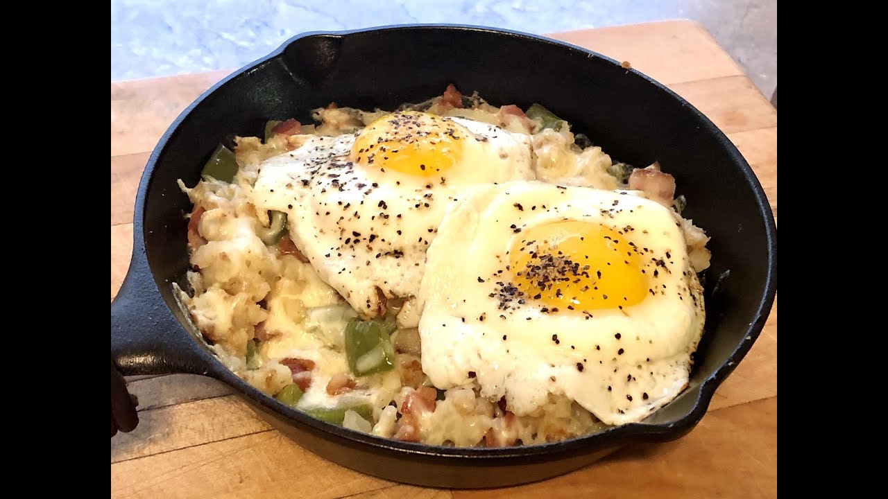 Breakfast Skillet Lodge Cast Iron Skillet Lodge Grill Griddle Cimbo YouTube
