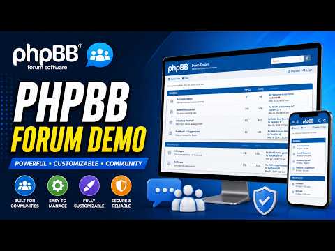 phpbb forum script demo