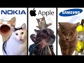 Famous phone ringtones but meme cats sing it