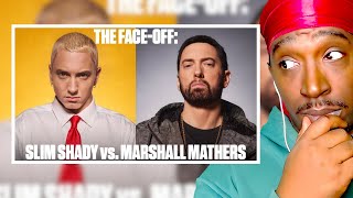 Reaction To Slim Shady vs. Marshall Mathers: THE FACE-OFF | Complex Cover