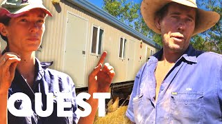 Truckers Get Stuck While Driving A Portable School To A Remote Area | Outback Truckers