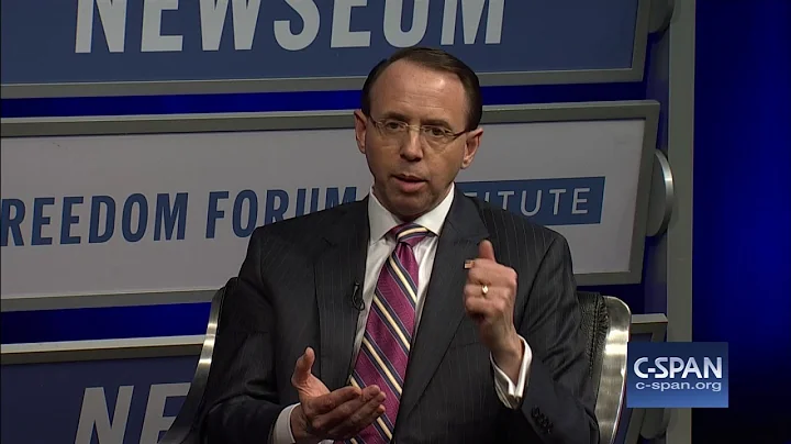 Rod Rosenstein: "The Department of Justice is not ...