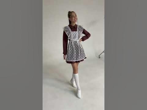Ажурный школьный фартук на последний звонок и выпускной - YouTube