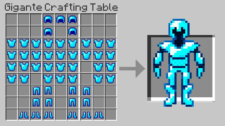 Minecraft, mas A MESA DE TRABALHO  GIGANTE...