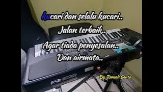 Kucari Jalan Terbaik (Cipt. Pance Pondaag) Karaoke Nada Wanita do = E