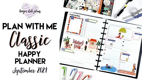 How To Decorate A Happy Planner Dashboard Layout |...