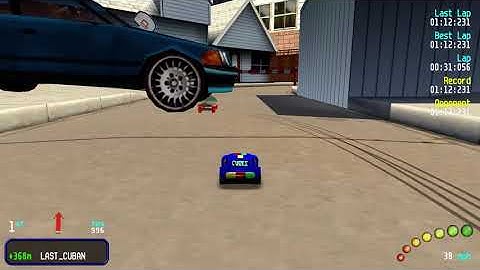 Re-Volt Custom Track Toys in the Hood 1 (Chaos) by rodik, Time Trial Lap