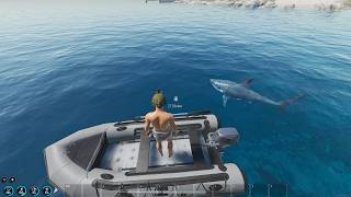 SCUM | MULTIPLAYER | O ANDERSON VIROU COMIDA DE TUBARÃO!! E QUASE QUE VIRO TAMBÉM!!