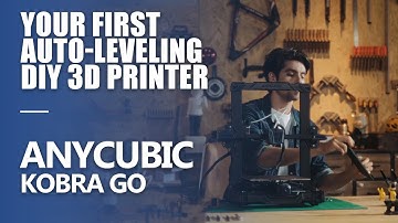 ANYCUBIC KOBRA GO | Your First Auto-Leveling DIY 3D Printer | Enjoy DIY, Play With Imagination