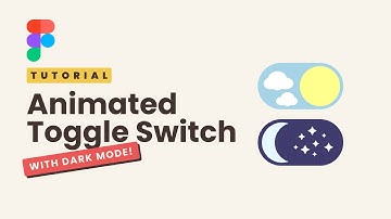 Animated dark mode toggle switch in Figma