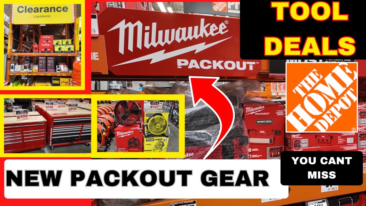 Home Depot Tool Deals and New Milwaukee Packout Gear You Need To See