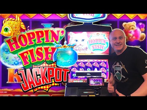 🐱 Hoppin Fish Epic Line Pay Jackpot! 🐟 5 Of A Kind Konomi Slot Handpay