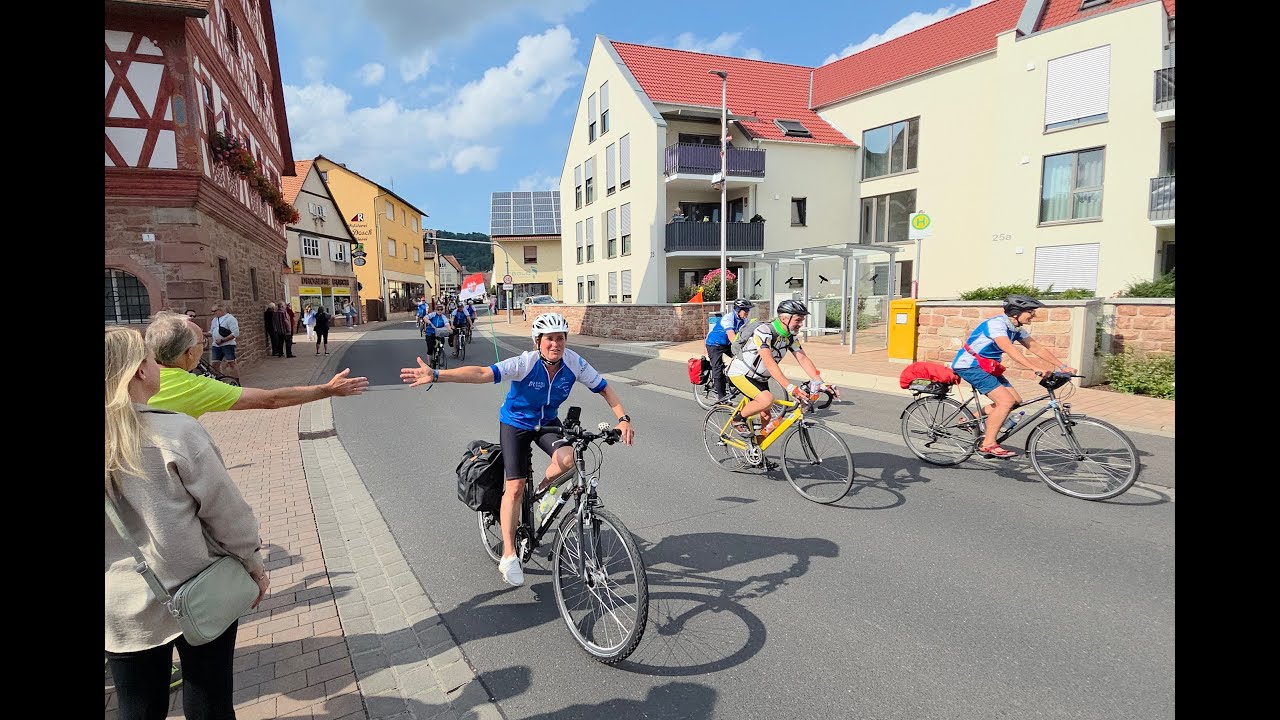 BR Radltour 2025 durch Großheubach ➡️ Miltenberg am Main ✪ 5.8.25 ✪ Radeltour