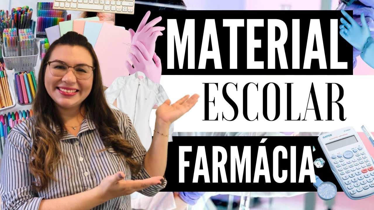 Que materiais utilizo na faculdade de Farmácia?!🤩😱 