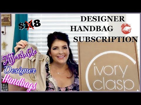 Ivory Clasp Unboxing ~  Affordable Designer Handbag Subscription