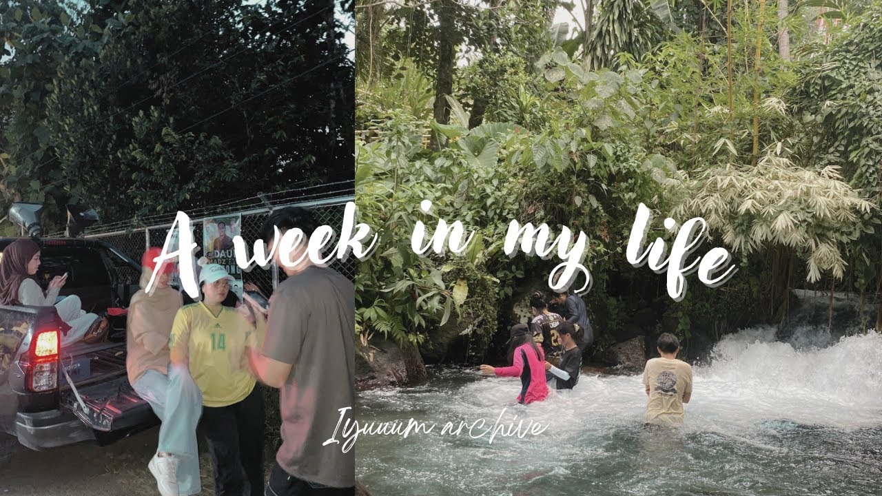 A week in my life 🧸| foodtrip, meet my friends, election campaign, caravan, swimming at mimars 👋🏻
