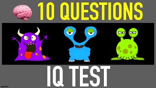 IQ TEST - How High Can You Score? Test Your Smarts!