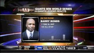 Barry Bonds phoner post 2010 Giants world series victory (part 2 of 2)