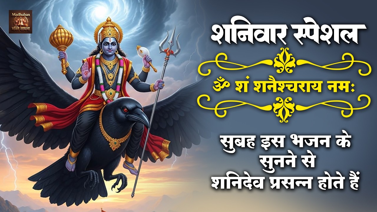 शनिवार स्पेशल ॐ शं शनैश्चराय नमः जय जय शनि देव दयाला सुबह इस भजन के सुनने से शनिदेव प्रसन्न होते हैं
