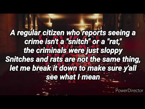 21 Savage-Snitches & Rats (Interlude) ft Metro Boomin' (lyrics)