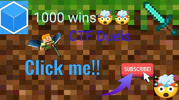 1000 wins 🤯🤯in ctf duels || with @TrigguXMonty || #viral #cubecraft #minecraft
