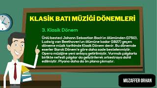 Müzik Dersi - Klasik Batı Müziği Dönemleri Animasyonu