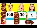 100 слоев еды Челлендж #1 c BooBoom Challenge