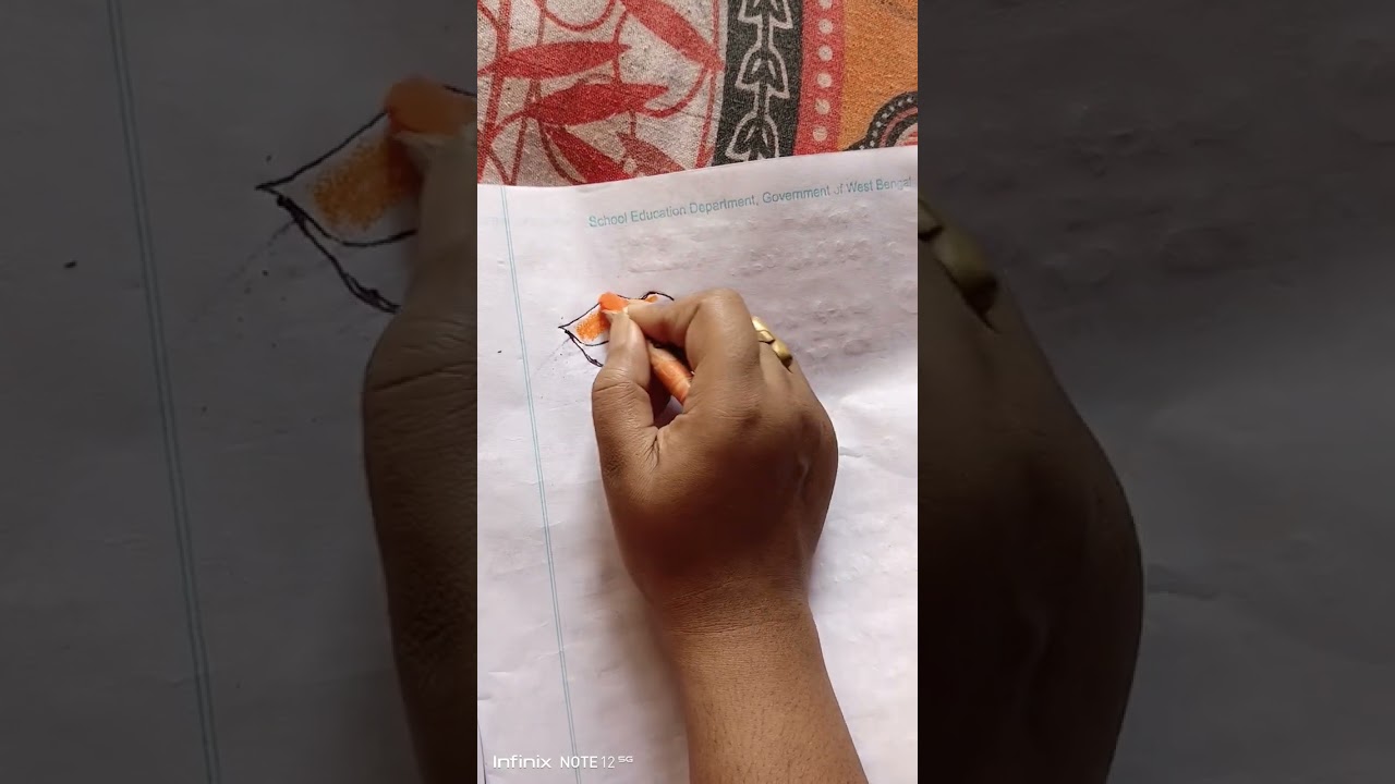 lips Indian 🇮🇳 National Flag Easy Drawing 