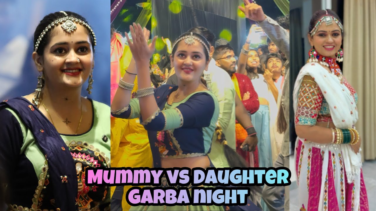OMG Koi Manta hi Nahi Hum Mummy and Beti hai | Bindass Kavya Navratri Garba Night