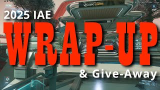 IAE Wrapup and Give-Aways