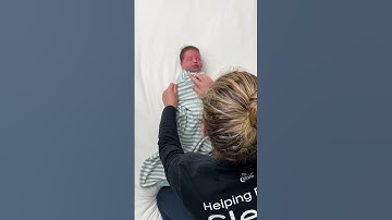 The Down Up, Down Up (DUDU) Swaddle Technique with a newborn baby
