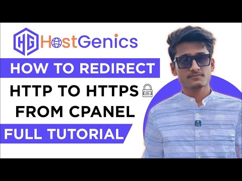 How To Redirect Http To Https From Cpanel || Full Tutorial By Hostgenics
