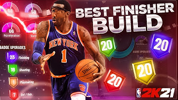 HOW TO MAKE AMARE STOUDEMIRE IN NBA 2K21!! THE BEST FINISHER BUILD IN NBA 2K21!!