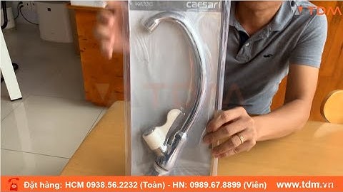 TDM.VN | Review vòi rửa chén nước lạnh Caesar K027C gắn chậu inox bếp giá rẻ nhất