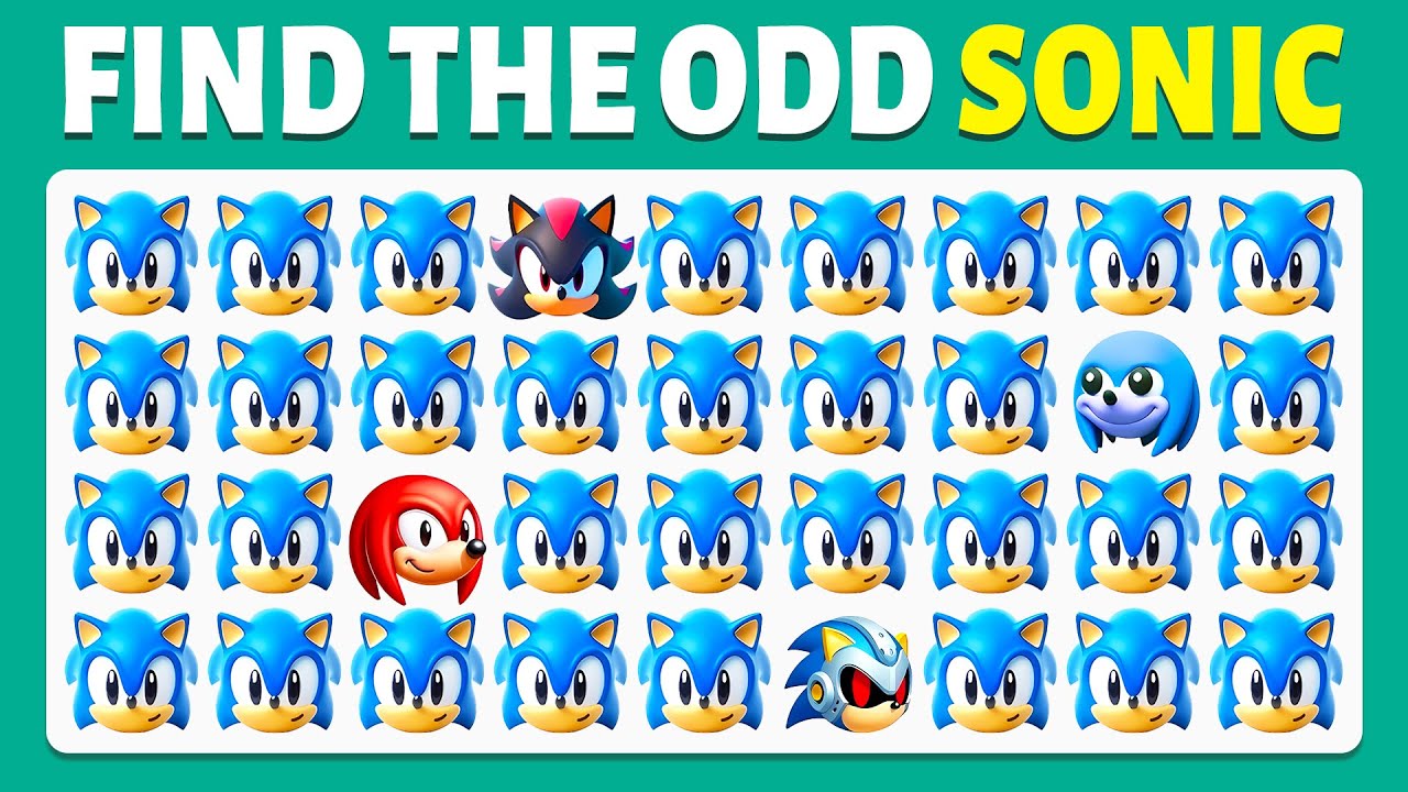 Find the ODD One Out - Sonic the Hedgehog 3 Edition 🎬🦔💙40 Levels | Easy, Medium, Hard | Cow Quiz