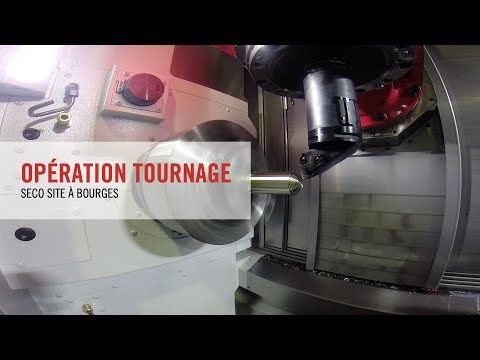 Démontsration d'usinage Tournage CDE Bourges | SECO TOOLS