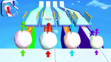 Snow Race Gameplay Walkthrough (Android,iOS) All Level 1 - 4 Update Part 1
