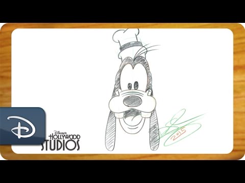 How To Draw A Goofy - Draw Space