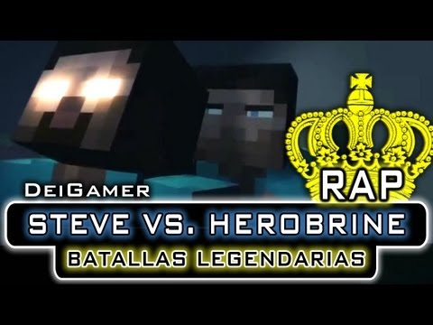 STEVE VS HEROBRINE | BATALLAS LEGENDARIAS RAP