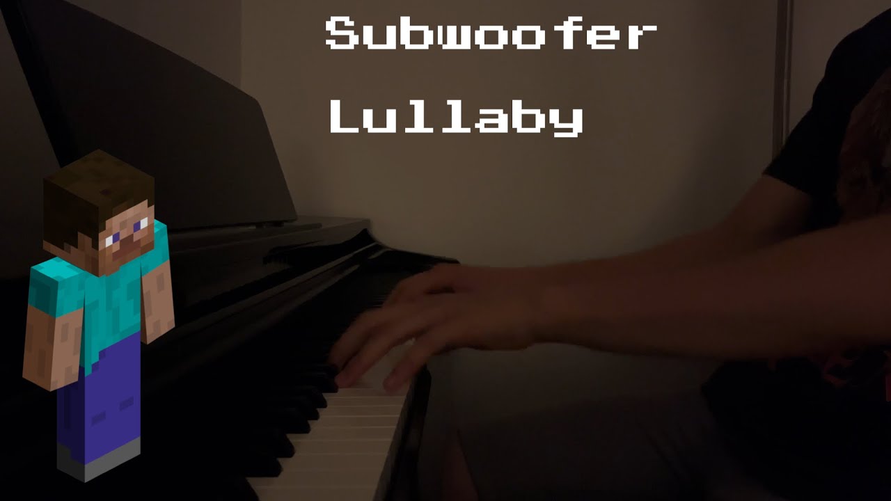 Subwoofer Lullaby (Piano cover) YouTube