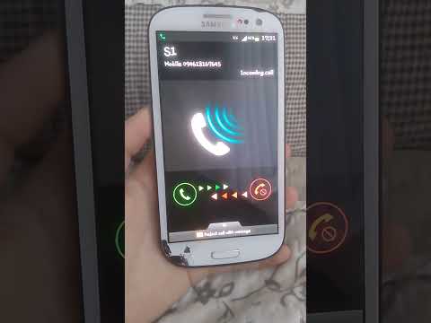 Samsung Galaxy S1 Arama Ekranı ve Zil sesi