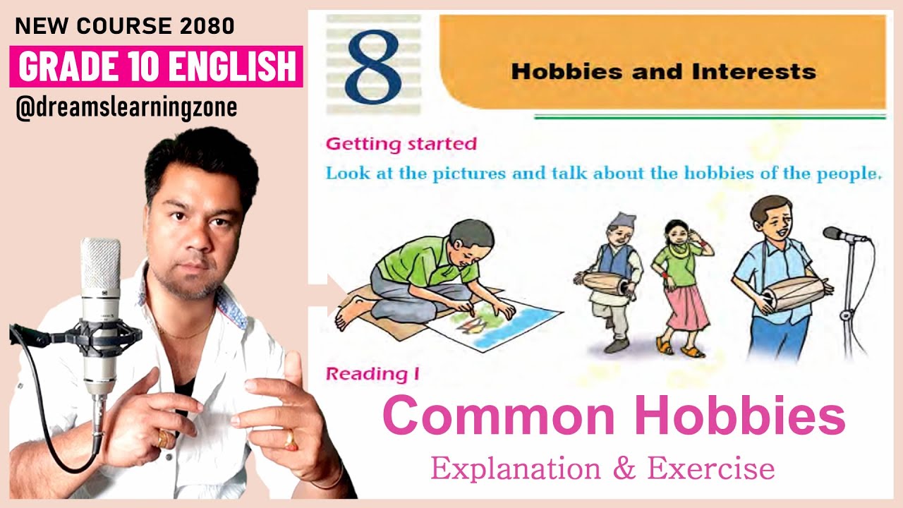 Grade 10 Unit 8 Hobbies and Interests, Reading I Common Hobbies Explanation and Ex @kandi4kids Grade 10 Unit 8 Hobbies and Interests, Reading I Common Hobbies Explanation and Ex @kandi4kids
