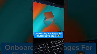 Onboarding package for flutter developer🧑💻 #flutter #coding #codinglife #programming #program #code