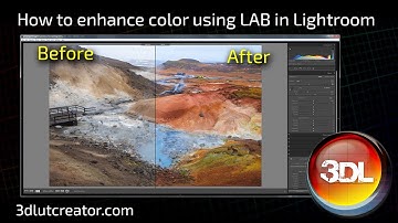 How to enhance RAW color using LAB in LIGHTROOM?