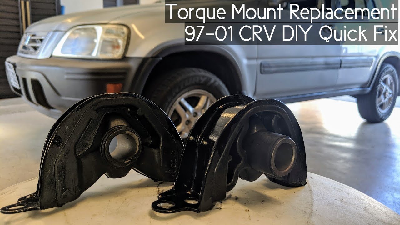 How To Replace Torque Mount (Front Engine Mount) on 97-01 Honda CRV
