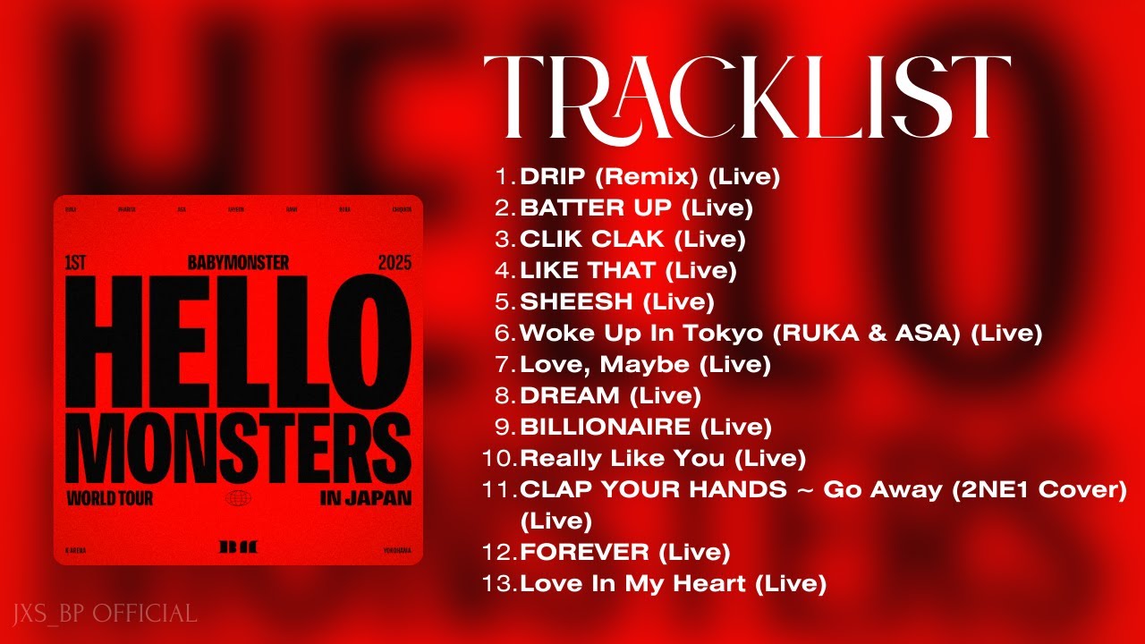 Full Album] 2025 BABYMONSTER 1st WORLD TOUR ＜HELLO MONSTERS＞ IN