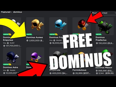 How To Get Free Dominus On Roblox 2020 Working Promo Code Roblox Youtube - fixed dominus formidulosus roblox
