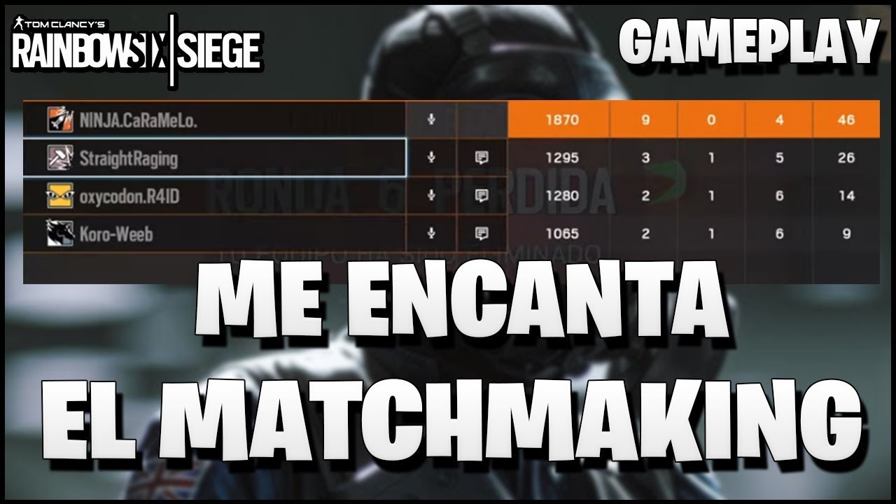 ME ENCANTA EL MATCHMAKING | Shifting Tides | Caramelo Rainbow Six Siege ...