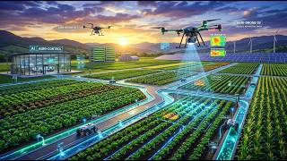 Smart Farms 2050 | AI, Robotics & Precision Agriculture | Cinematic 4K