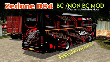 🎊Zedone bs4 Bc/ Non Bc Bus Mod!🔰Released  #zed #zedone #zedonemod #zedone_mod_for_bussid